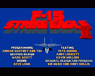 F-15 Strike Eagle II [Kixx] screenshot 3 for Amiga